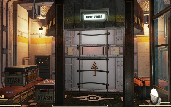 Vault Utility Room simulated exit ladder